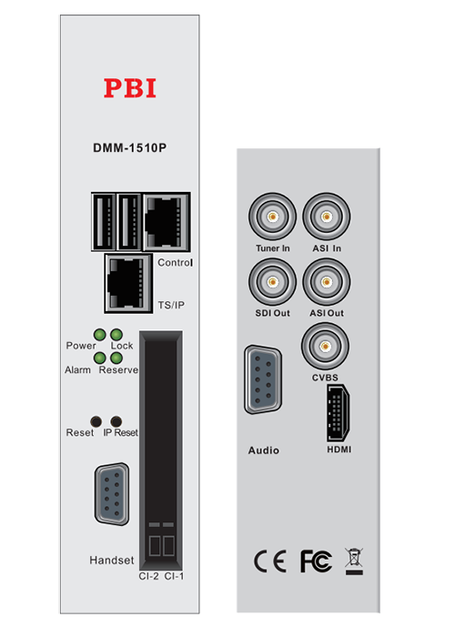 Ресивер спутниковый DMM-1510P-22S2 PBI, SD-SDI, CVBS выходы, ASI, IP вход/выход Ресивер спутниковый DMM-1510P-22S2 PBI, SD-SDI, CVBS выходы, ASI, IP вход/выход